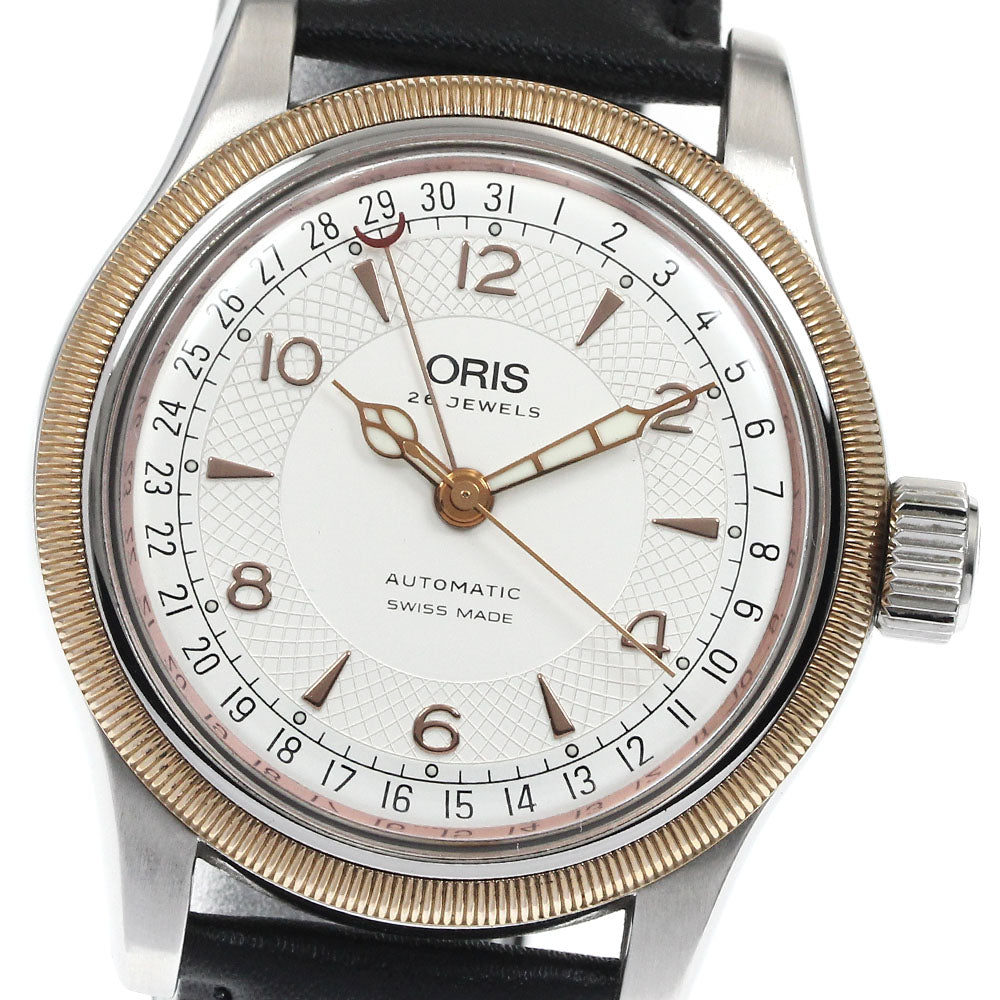 ORIS Pointer date 7543 Big crown Silver Dial Automatic Men's Watch_884106