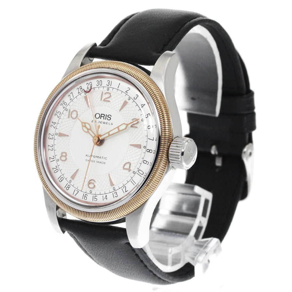 ORIS Pointer date 7543 Big crown Silver Dial Automatic Men's Watch_884106