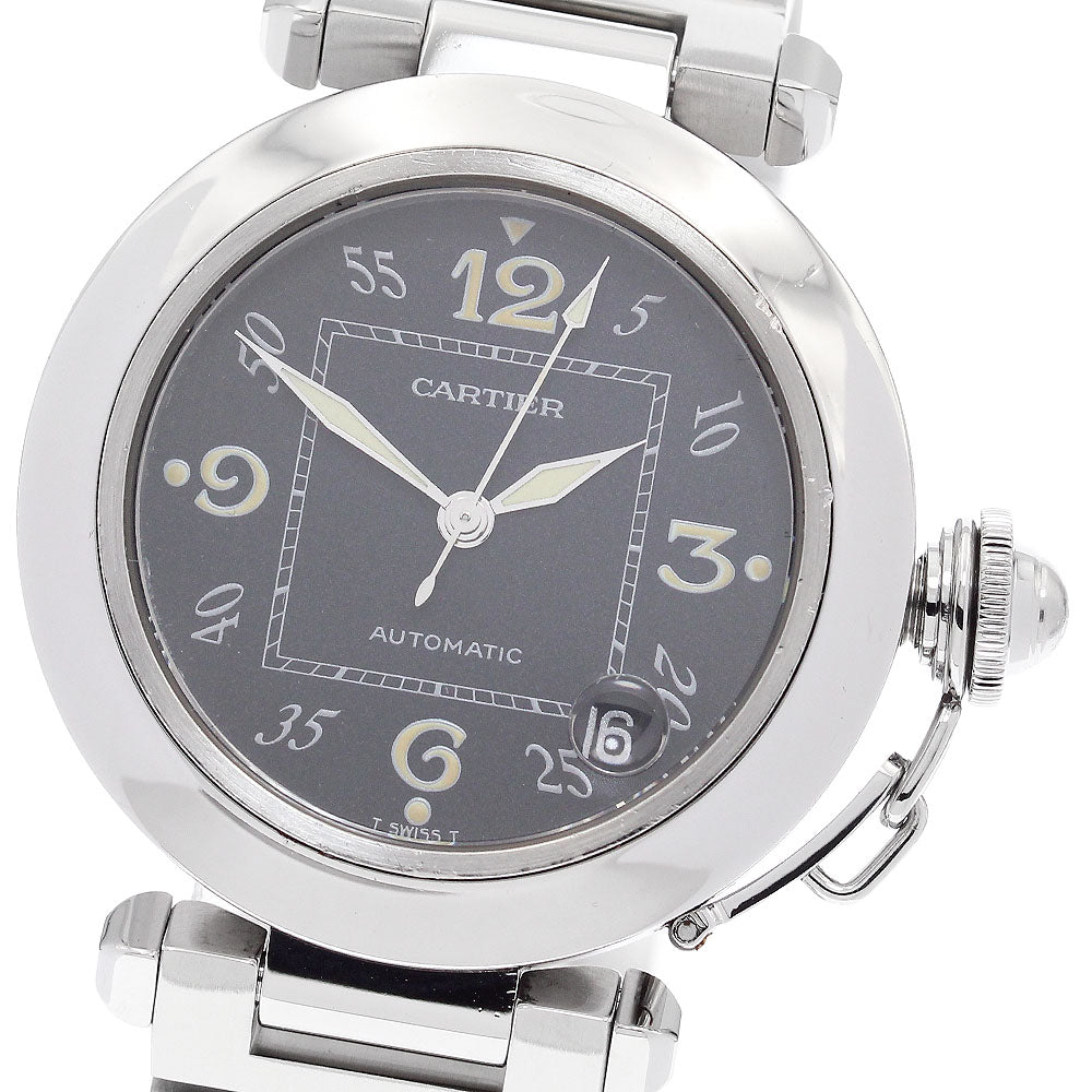 CARTIER Pasha C W31043M7 Date black Dial Automatic Boy's Watch_884115