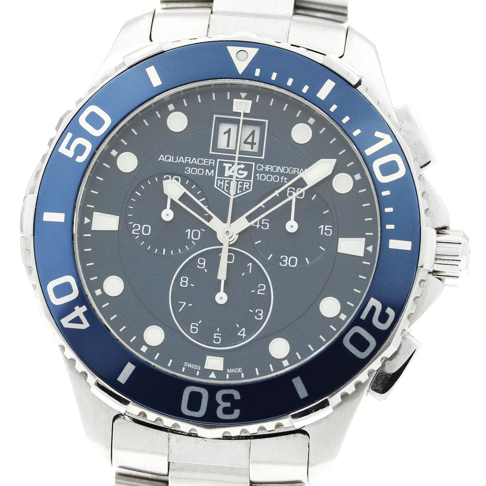 TAG HEUER Aqua racer CAN1011 Big Date Chronograph Quartz Men's Watch_884118