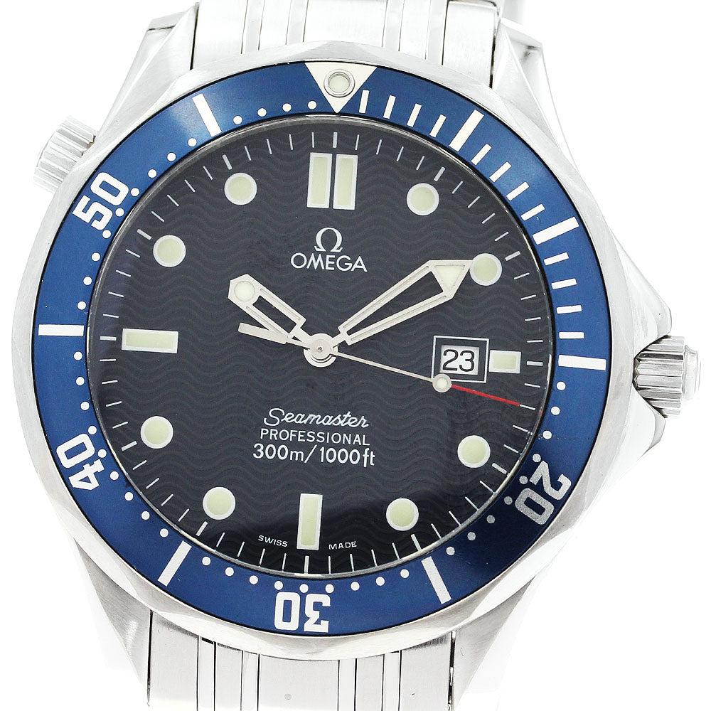 OMEGA Seamaster300 2541.80 Date Navy Dial Quartz Men's Watch_884119