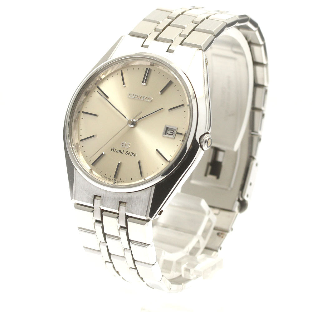 SEIKO Grand Seiko SBGS003/9587-8000 Date Silver Dial Quartz Men's Watch_884127