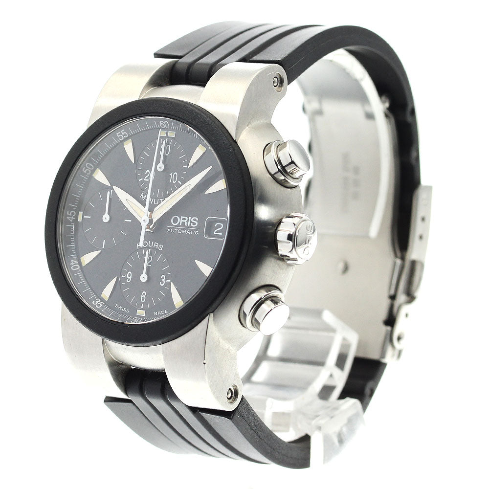 ORIS TT1 7521 Chronograph Date black Dial Automatic Men's Watch_884128