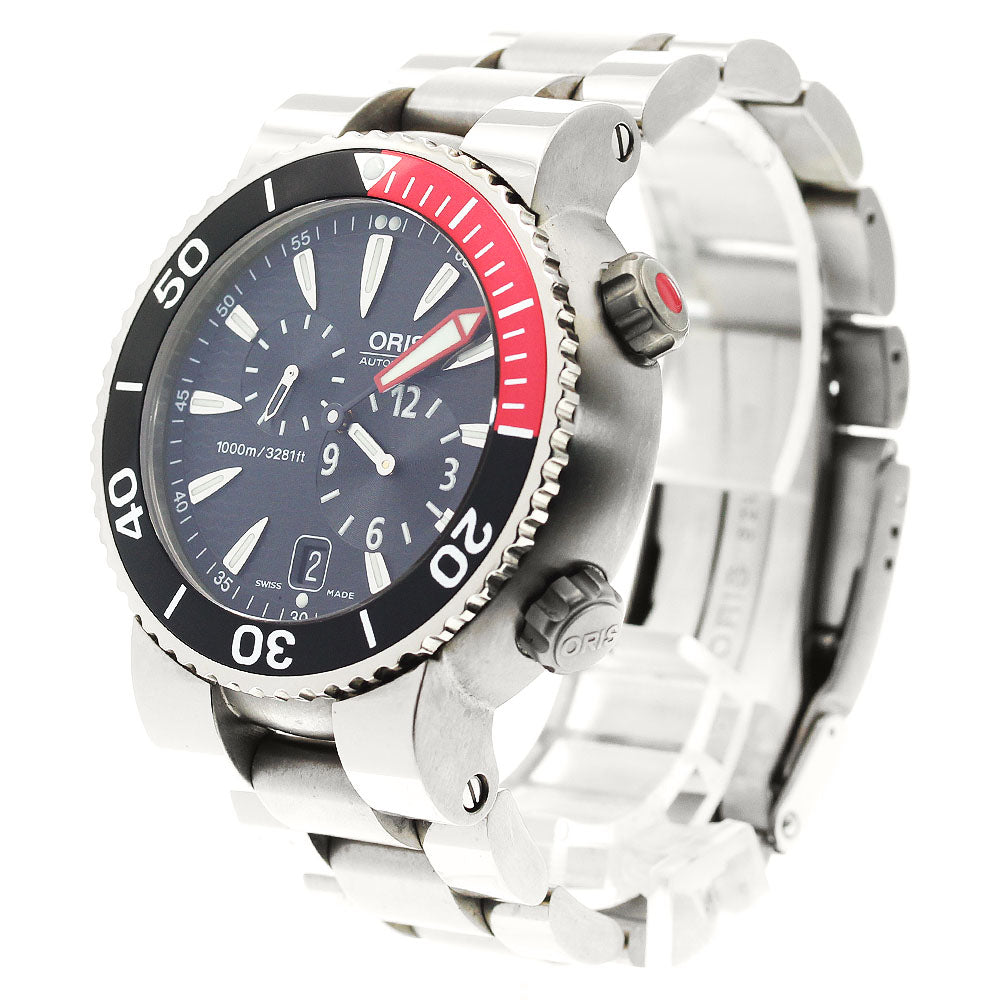 ORIS Regulator Divers 649-7541P Date Black Dial Automatic Men's Watch_884130