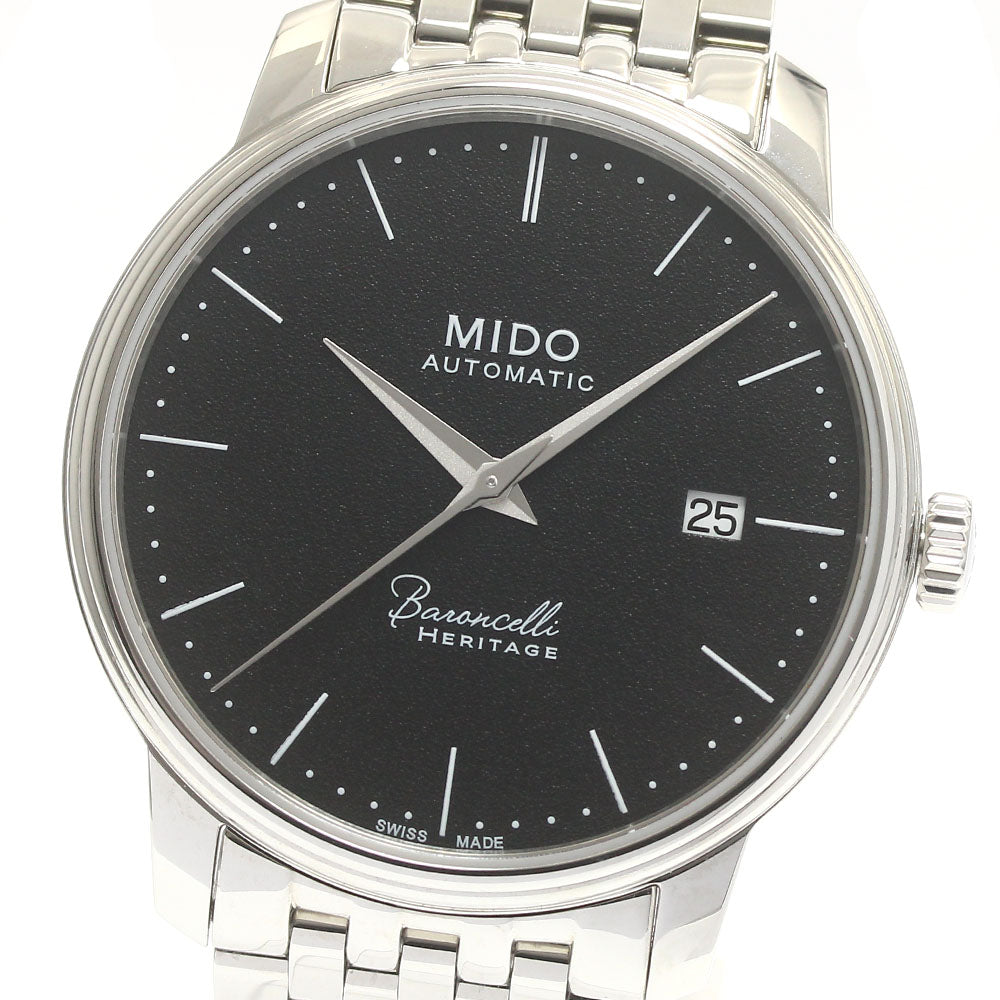MIDO Baroncelli M027407A Date black Dial Automatic Men's Watch_884155