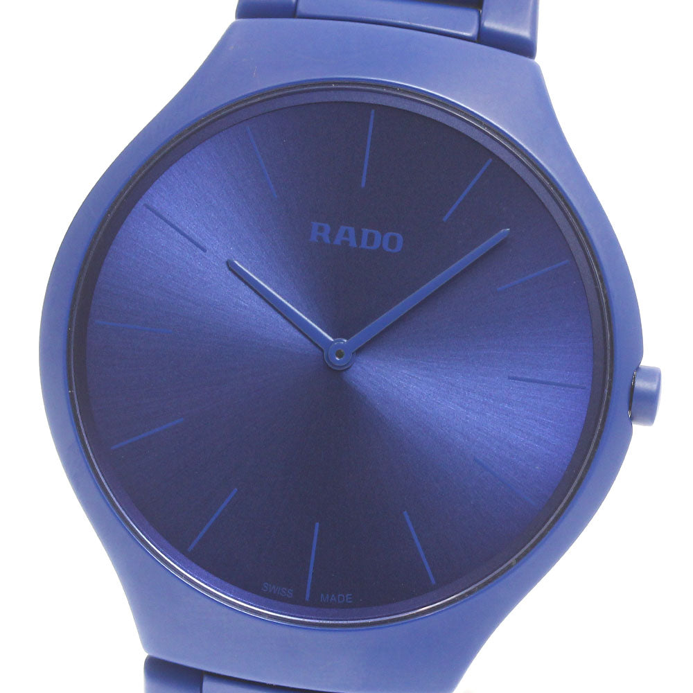 RADO True Thinline Couleur Corbusier R270092662 blue Dial Quartz Men's_884158