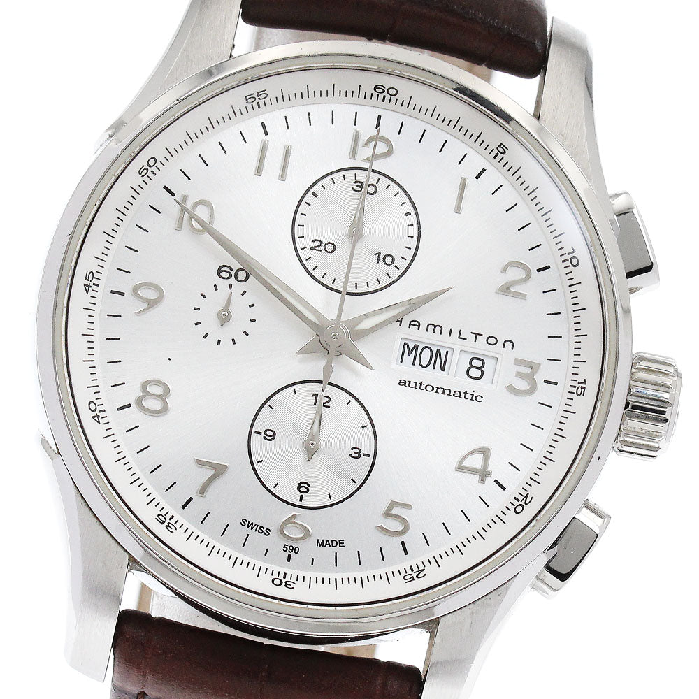 HAMILTON Jazzmaster Maestro H327161 Chronograph day date Silver Dial Automatic Men's Watch_884166