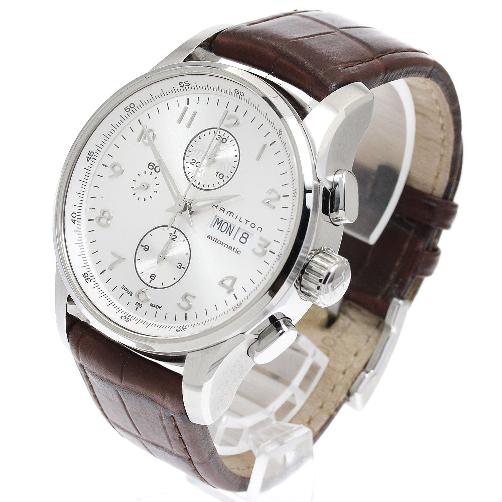 HAMILTON Jazzmaster Maestro H327161 Chronograph day date Silver Dial Automatic Men's Watch_884166