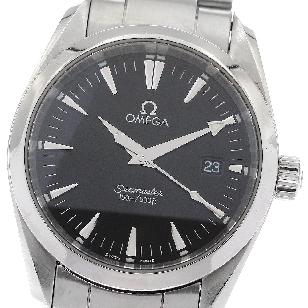 OMEGA Seamaster Aqua Terra 2518.50 Date black Dial Quartz Boy's Watch_884173