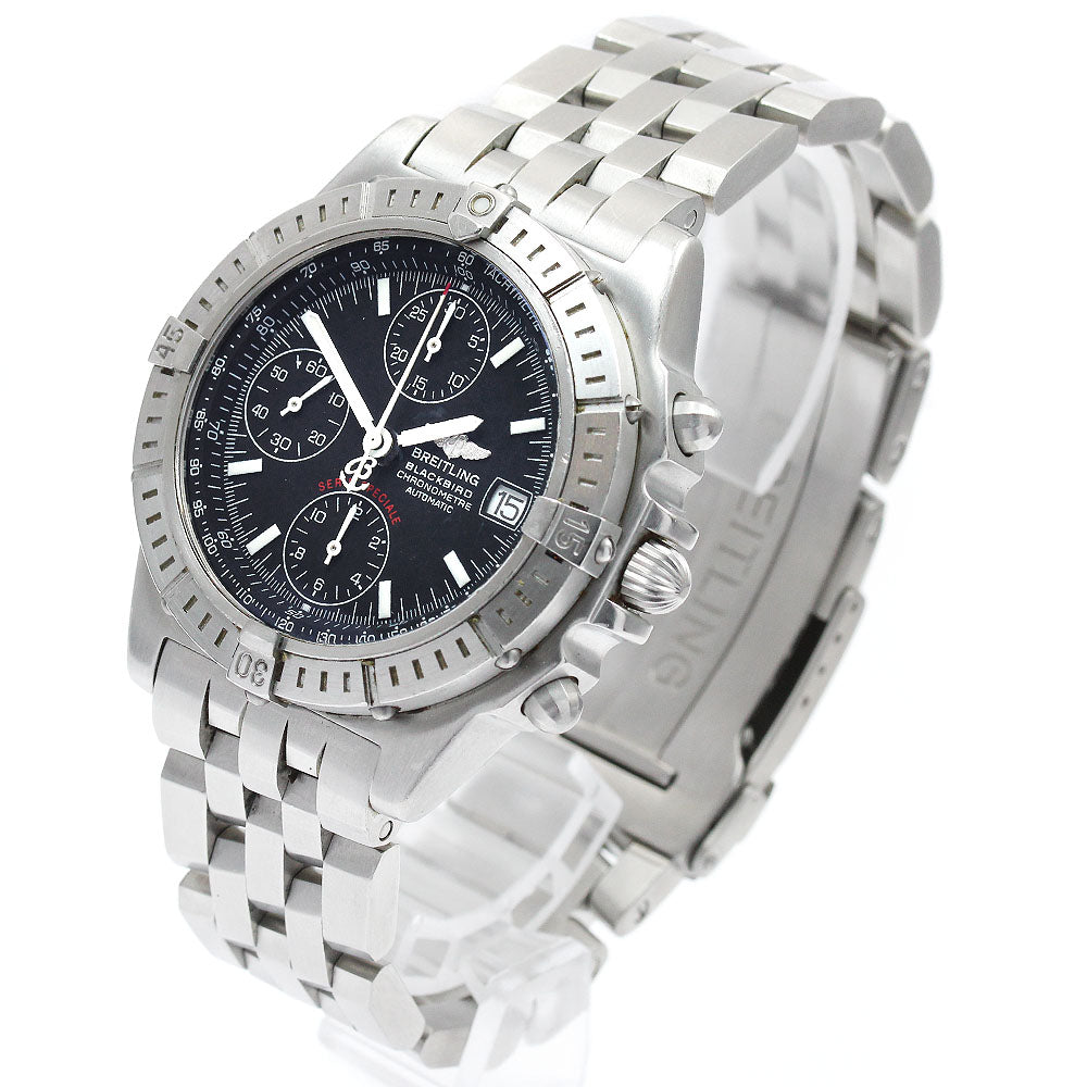BREITLING Chronomat Blackbird A13353 Date black Dial Automatic Men's_872434
