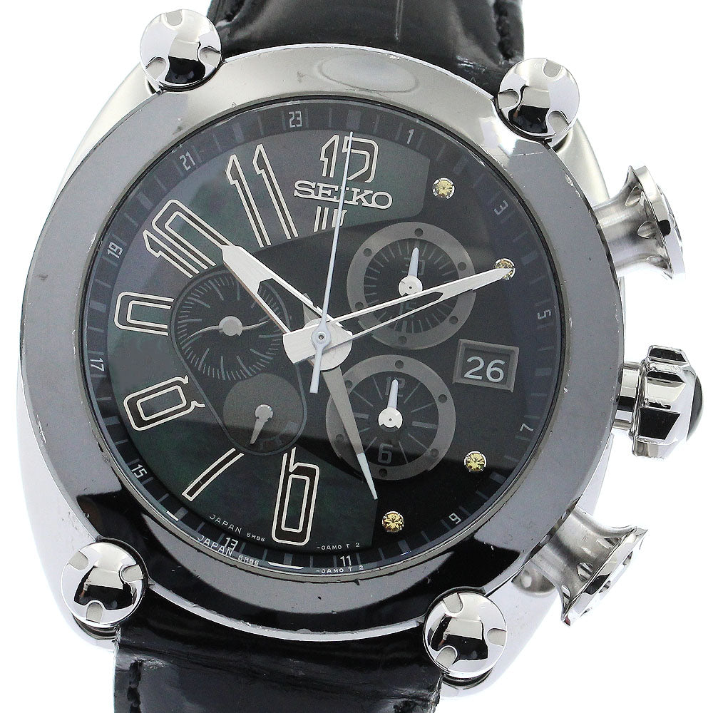 SEIKO Galante SBLA091/5R86-0AR0 10th Anniversary Limited Edition Black / black shell Dial Spring drive Men's Watch_884180