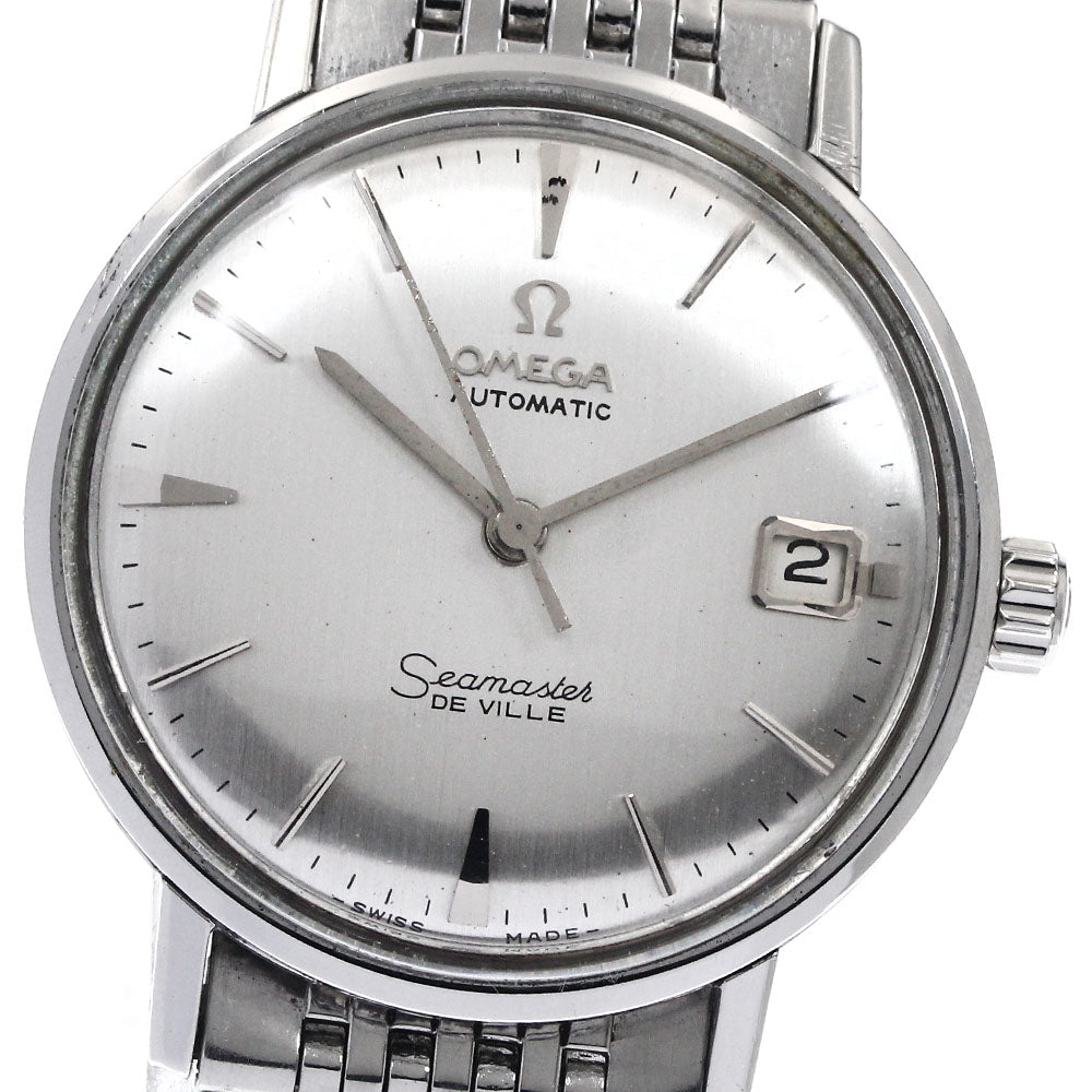 OMEGA Seamaster De Ville Date Silver Dial Automatic Men's Watch_884199