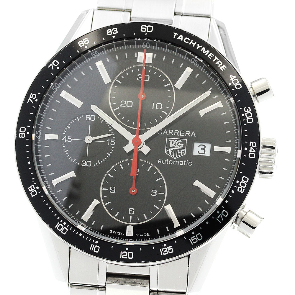 TAG HEUER Carrera CV2014 Chronograph Date Black Dial Automatic Men's_884200