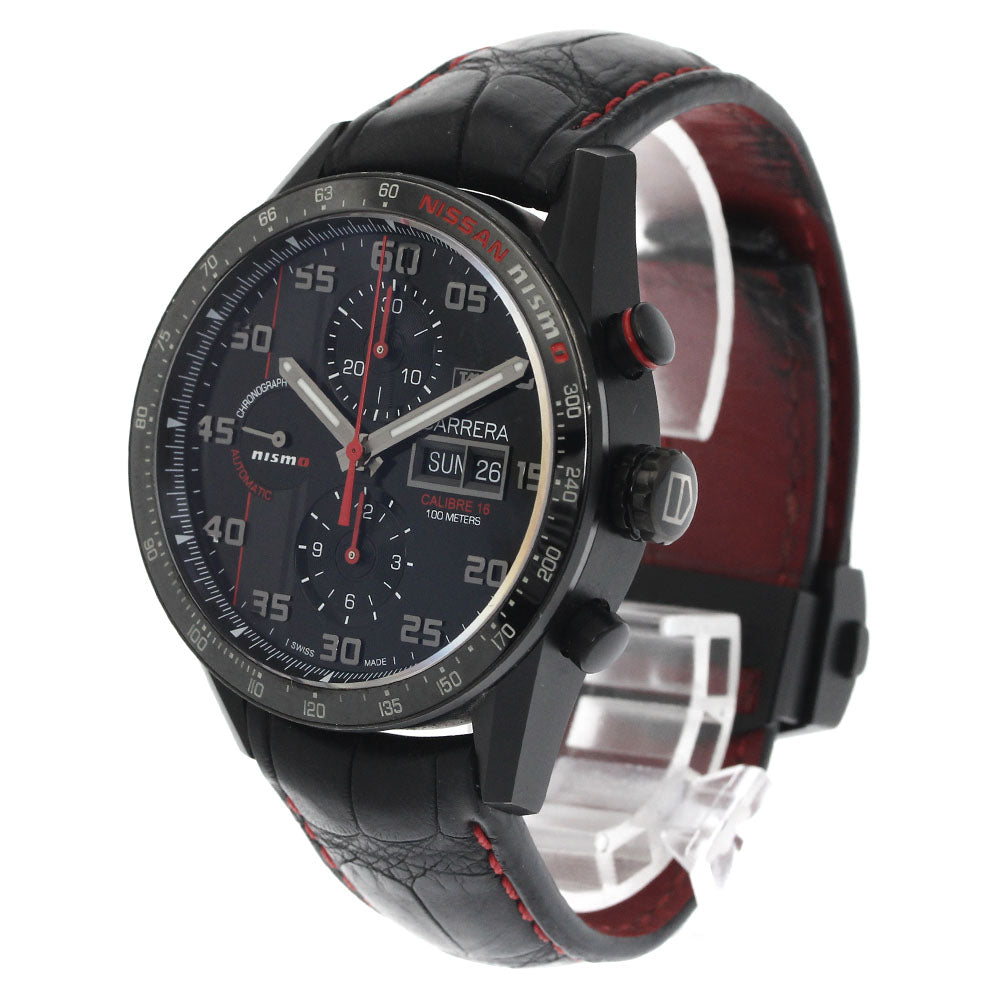 TAG HEUER Carrera Nissan Nismo Limited Edition CV2A82.FC6237 Day-Date Chronograph black Dial Automatic Men's Watch_884209