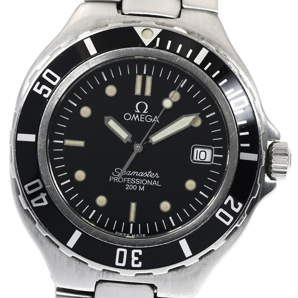 OMEGA Seamaster200 Date black Dial Quartz Men's Watch_884214