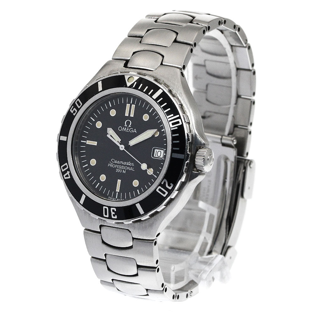 OMEGA Seamaster200 Date black Dial Quartz Men's Watch_884214