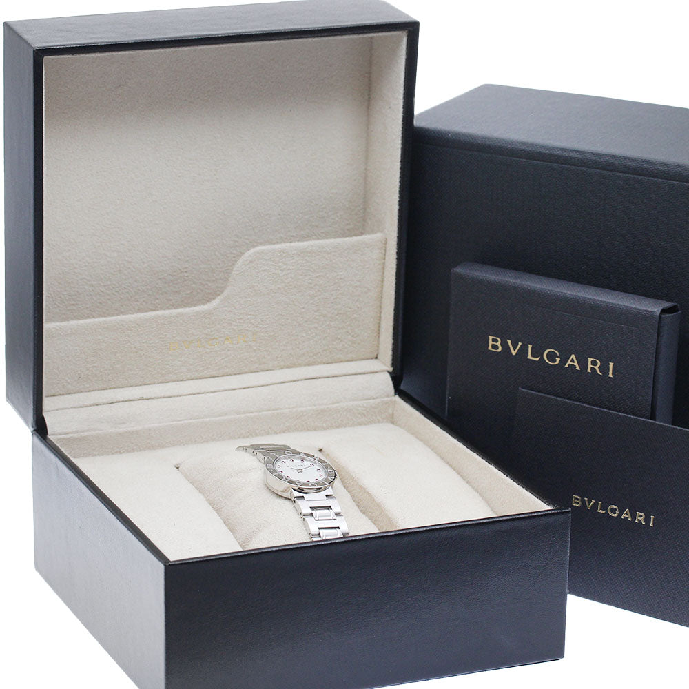 BVLGARI BVLGARIBVLGARI BB23SS 12P Ruby Shell Dial White shell Dial Quartz Ladies Watch_884215