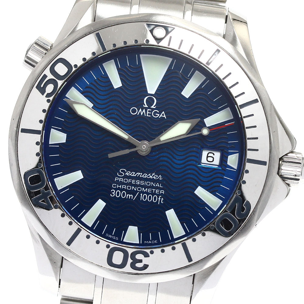 OMEGA Seamaster300 2255.80 Date blue Dial Automatic Men's Watch_884218