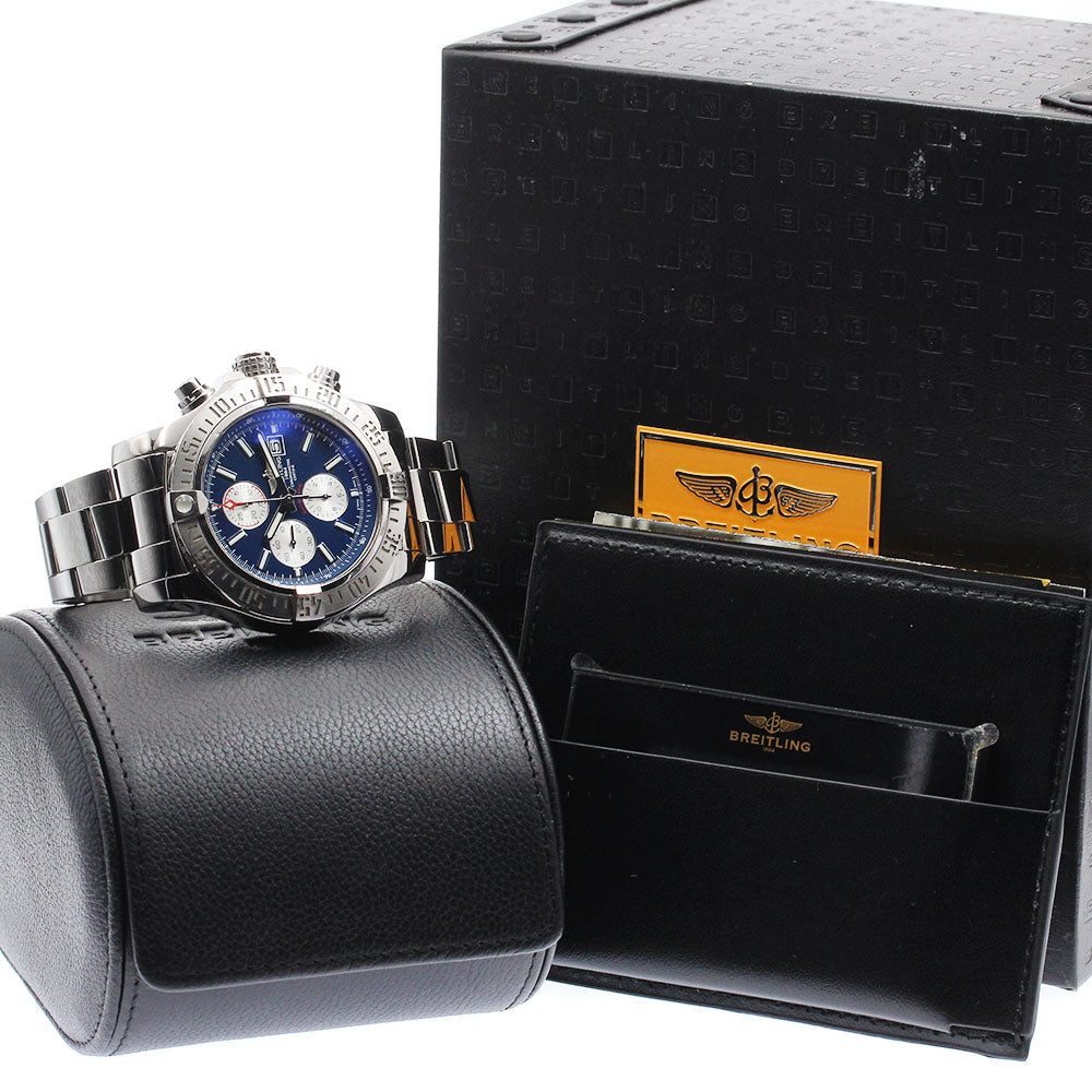 BREITLING Super Avenger II A13371 Date Chronograph Automatic Men's Watch_884224