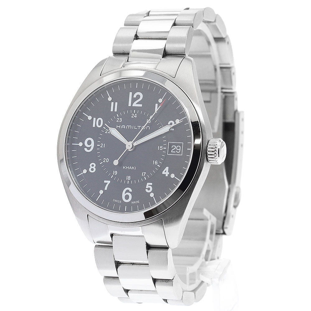 HAMILTON Khaki field H685510/H68551933 Date black Dial Quartz Men's Watch_884228