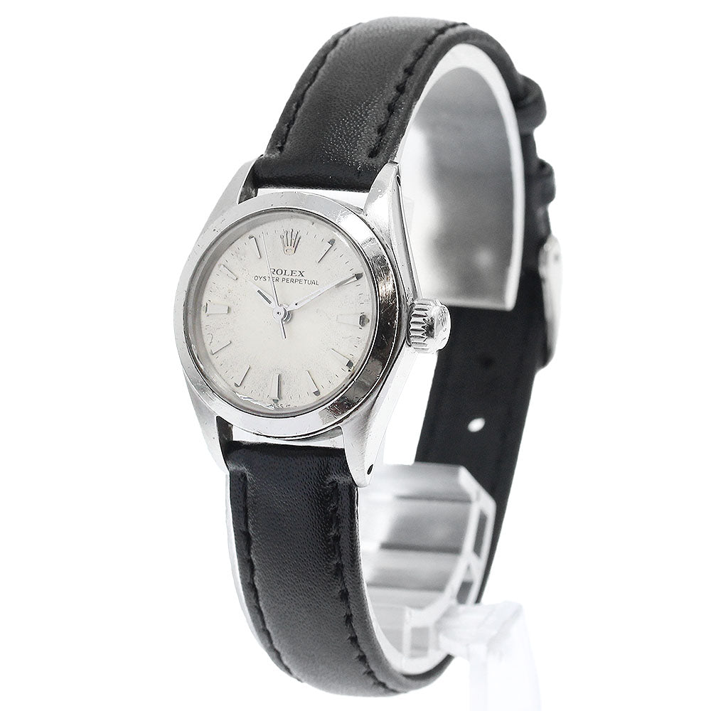 ROLEX Oyster perpetual 6618 cal.1161 Silver Dial Automatic Ladies Watch_884229