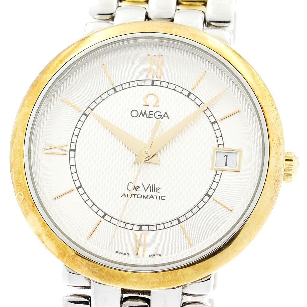 OMEGA De Ville Prestige 7304.31 Date Silver Dial Automatic Men's Watch_884236