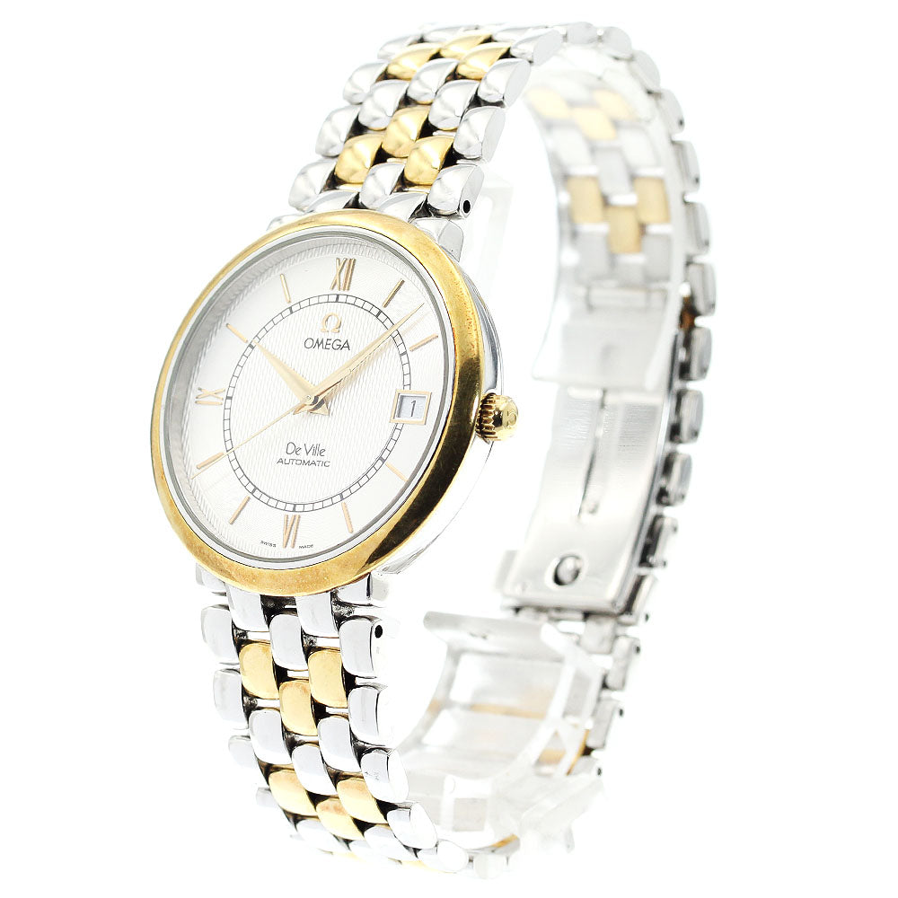 OMEGA De Ville Prestige 7304.31 Date Silver Dial Automatic Men's Watch_884236