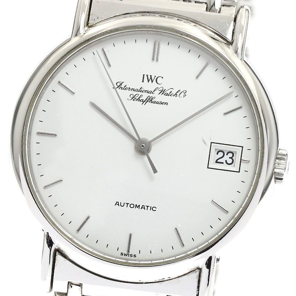 IWC SCHAFFHAUSEN Portofino IW351318 Date white Dial Automatic Men's Watch_884241