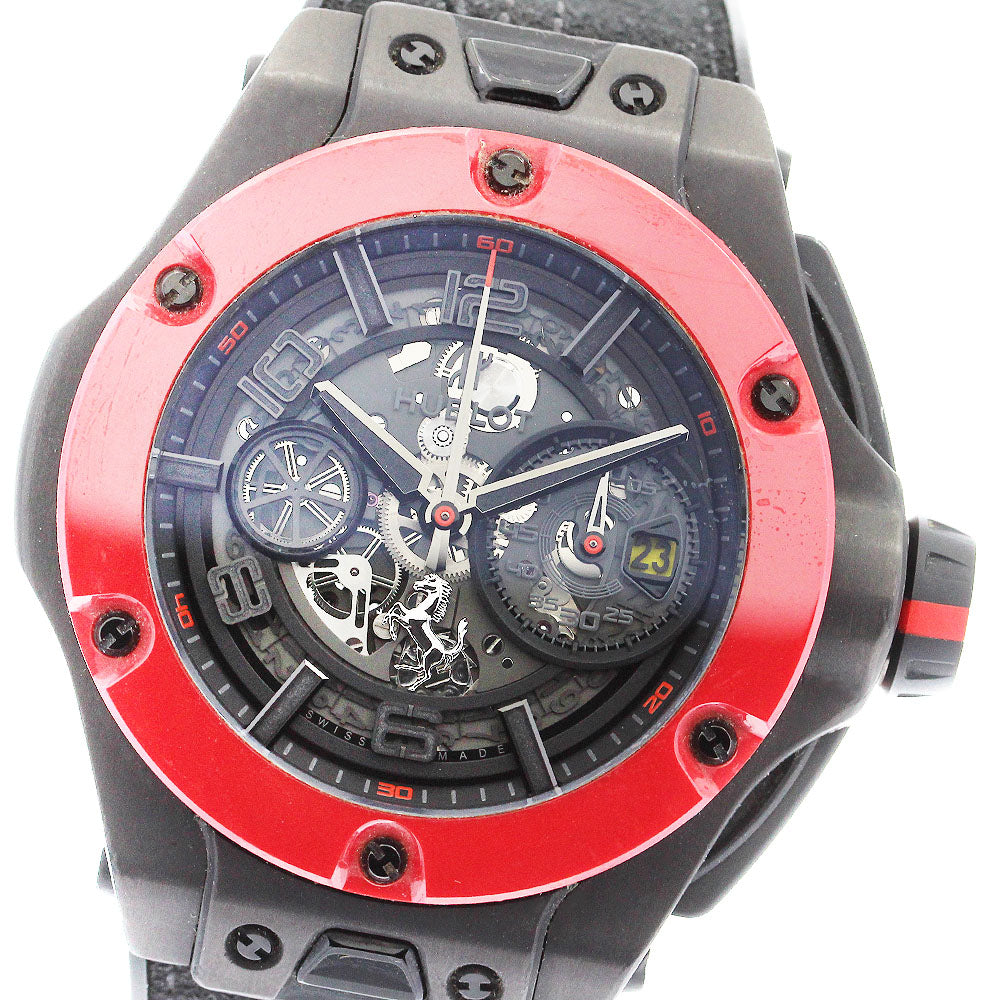 HUBLOT Big Bang Ferrari Unico World 500 limited 402.QF.0110.WR Chronograph black Dial Automatic Men's Watch_884244