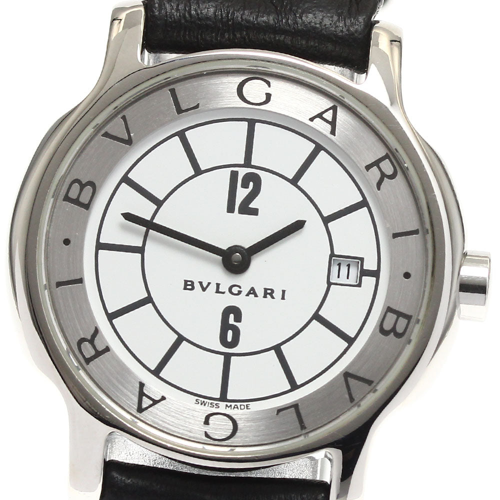 BVLGARI Solo tempo ST29S Date white Dial Quartz Ladies Watch_884245