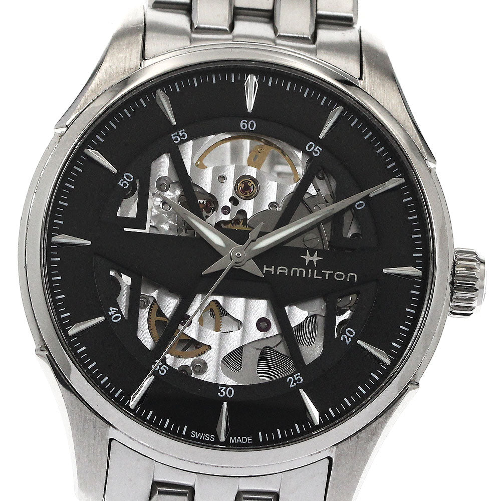 HAMILTON Jazz master H425350 skeleton Skeleton / Black Dial Automatic Men's Watch_884247