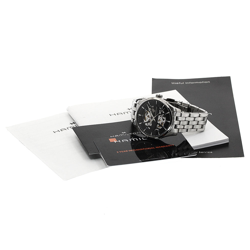 HAMILTON Jazz master H425350 skeleton Skeleton / Black Dial Automatic Men's Watch_884247