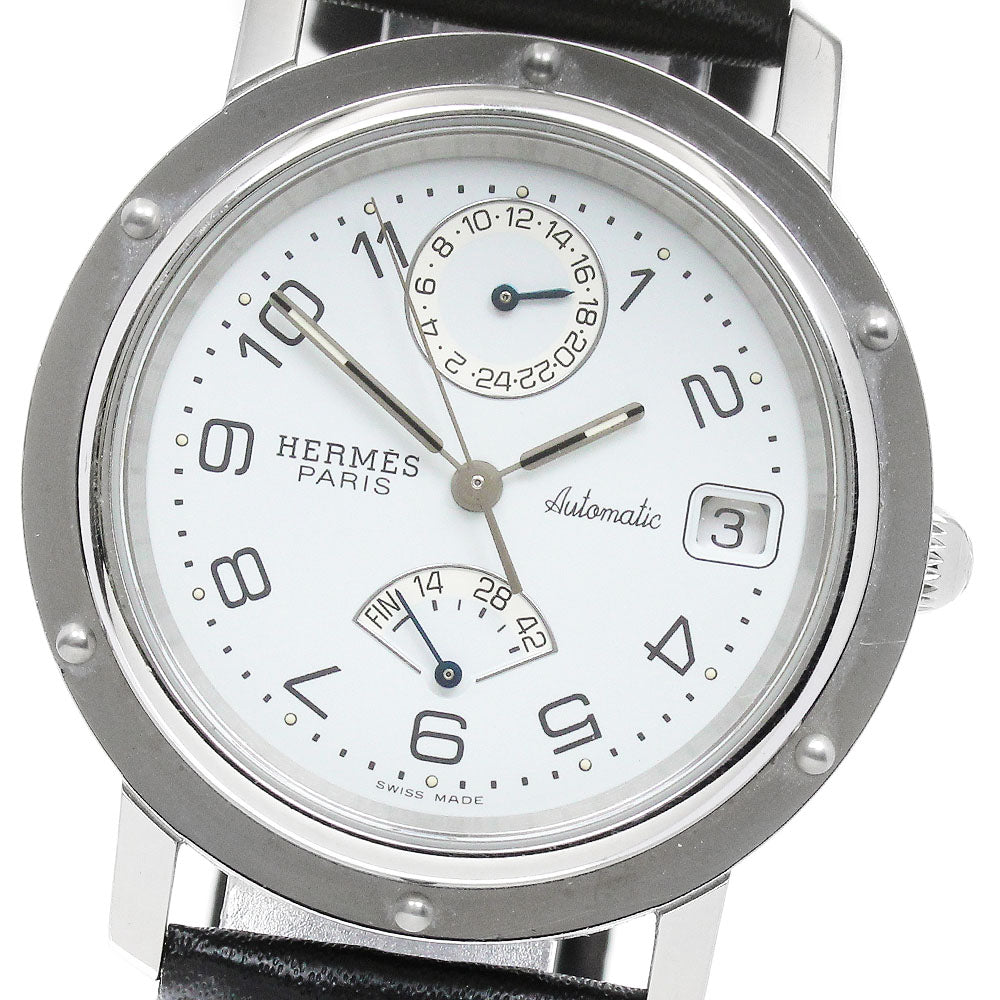 HERMES Clipper CL5.710 white Dial Automatic Men's Watch_884257