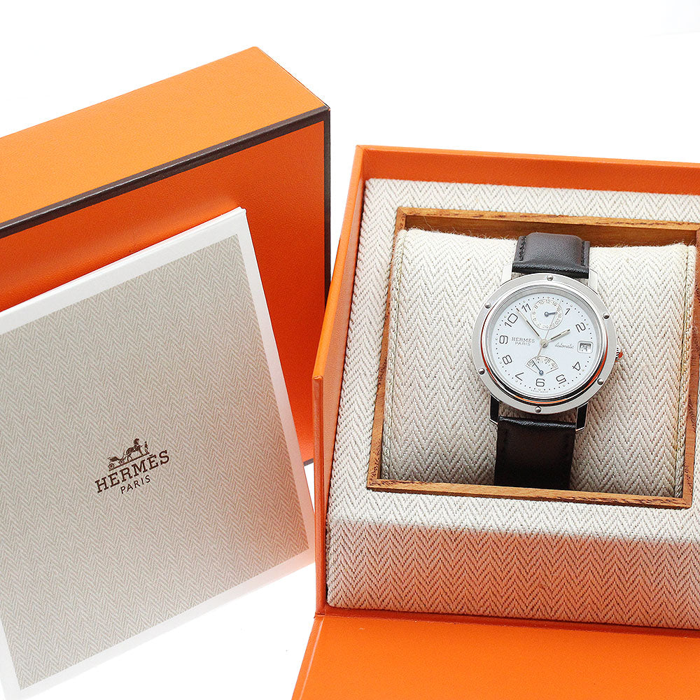 HERMES Clipper CL5.710 white Dial Automatic Men's Watch_884257