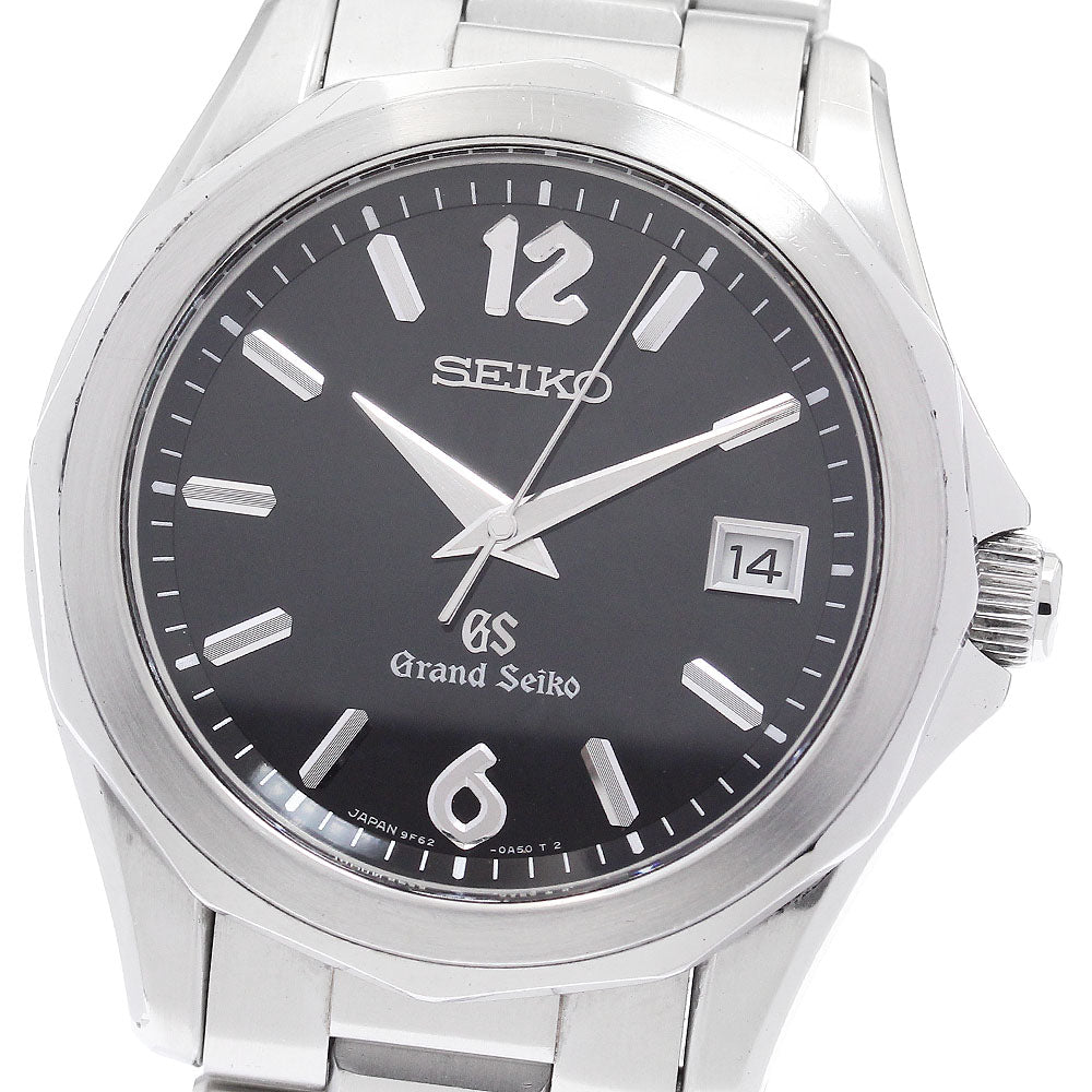 SEIKO Grand Seiko SBGX035/9F62-0A60 Date black Dial Quartz Men's Watch_884262