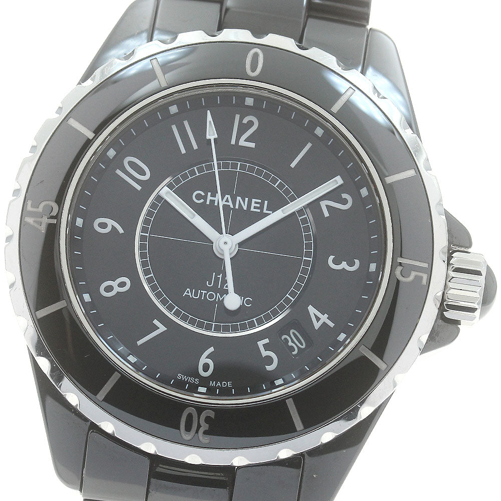 CHANEL J12 H0685 Date Black Ceramic 38MM black Dial Automatic Men's Watch_884265