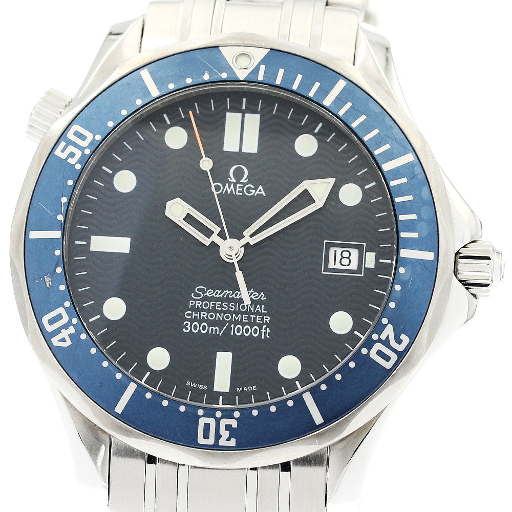 OMEGA Seamaster300 2531.80 Date Navy Dial Automatic Men's Watch_884277