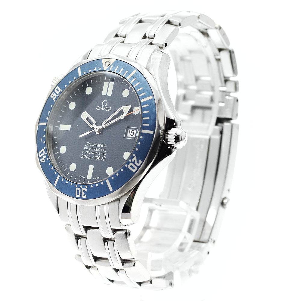 OMEGA Seamaster300 2531.80 Date Navy Dial Automatic Men's Watch_884277