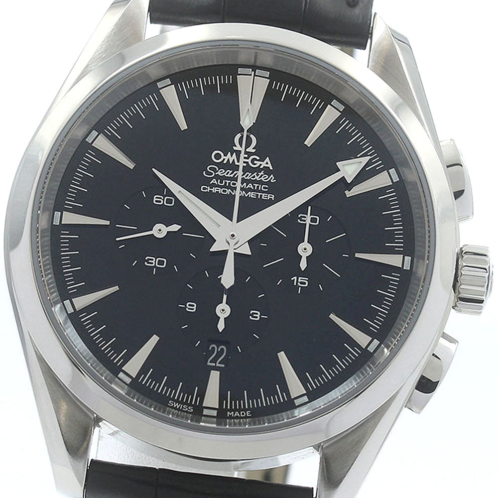 OMEGA Seamaster Aqua Terra 2812.50.31 Date Chronograph black Dial Automatic Men's Watch_884284