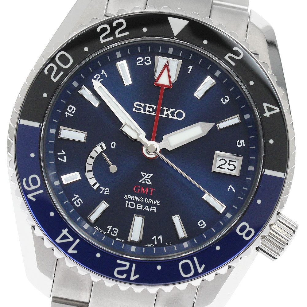SEIKO Prospex SBDB031/5R66-0BN0 GMT Navy Dial Spring drive Men's Watch_884285