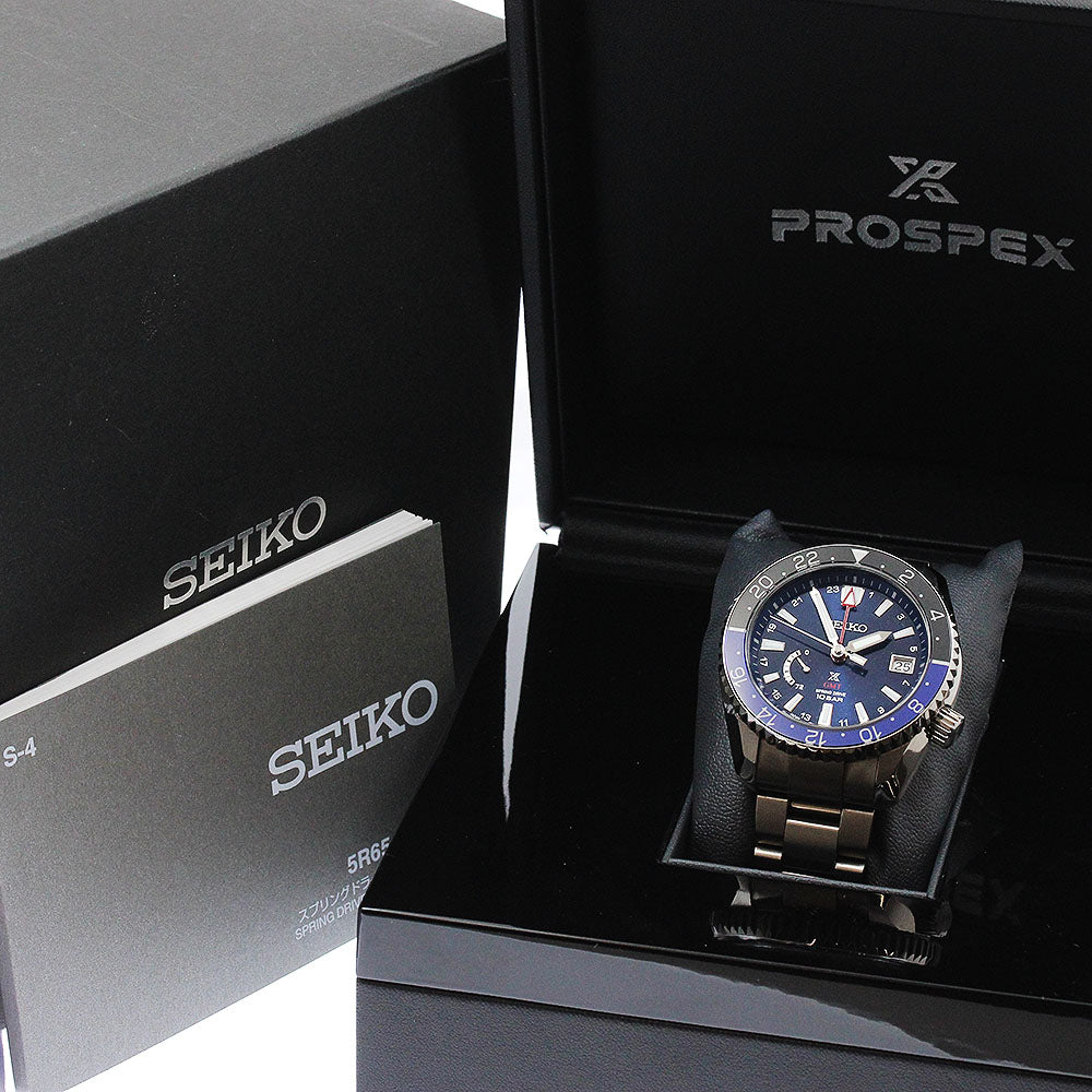 SEIKO Prospex SBDB031/5R66-0BN0 GMT Navy Dial Spring drive Men's Watch_884285
