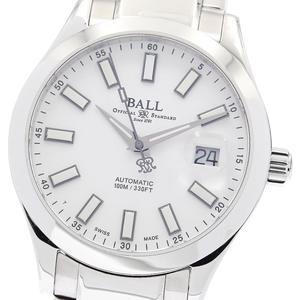 BALLWATCH Engineer II NM2026C Date Silver Dial Automatic Men's Watch_884291