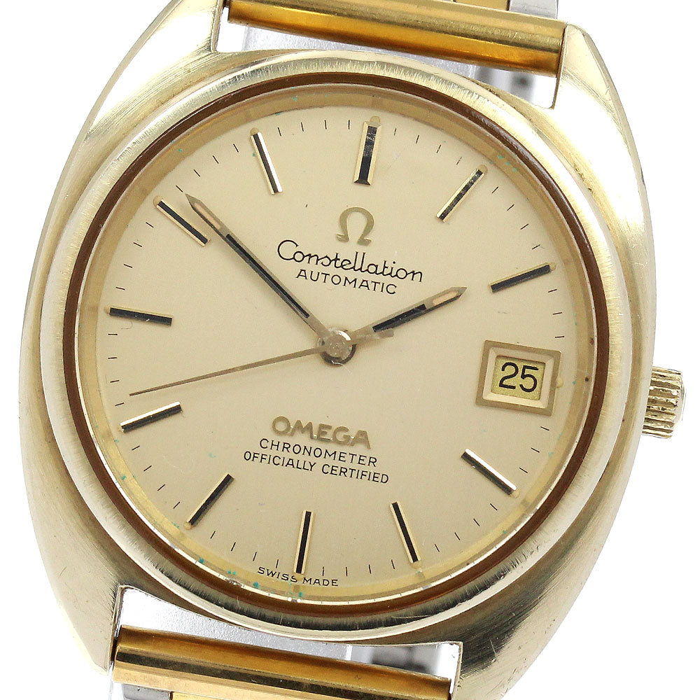 OMEGA Constellation 168.0056 Date Cal.1011 gold Dial Automatic Men's_884293