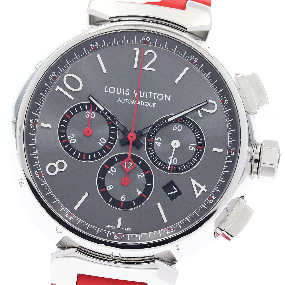 LOUIS VUITTON Tambour Chrono QA025 Chronograph Date Automatic Men's Watch_884296