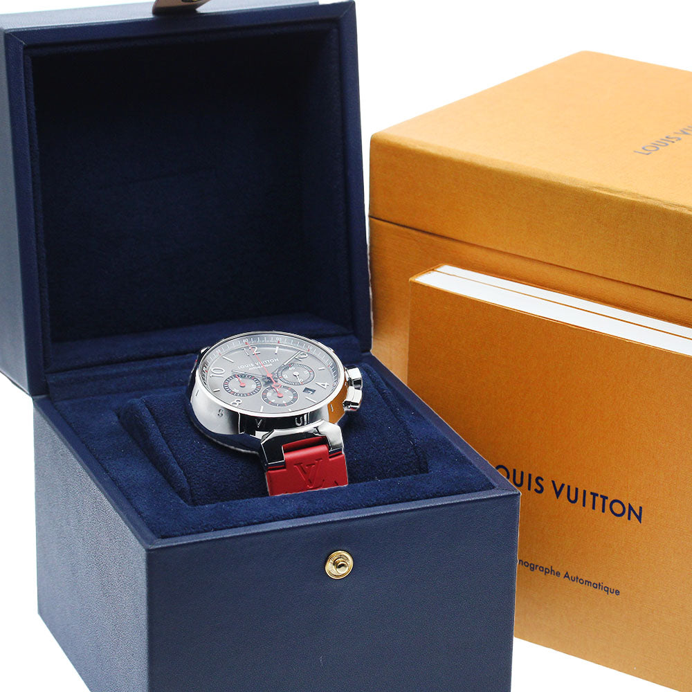 LOUIS VUITTON Tambour Chrono QA025 Chronograph Date Automatic Men's Watch_884296
