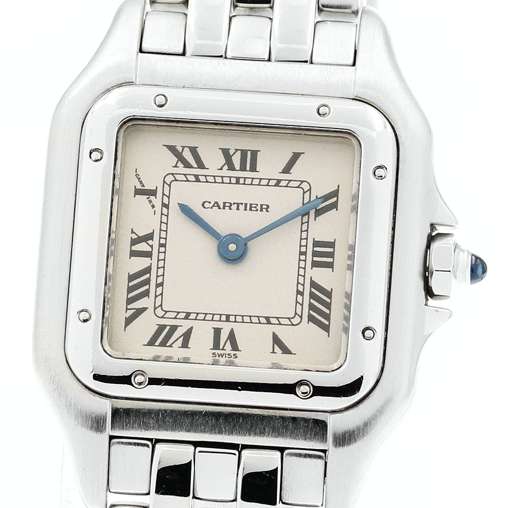 CARTIER PANTHERESM W25033P5 beige Dial Quartz Ladies Watch_884297