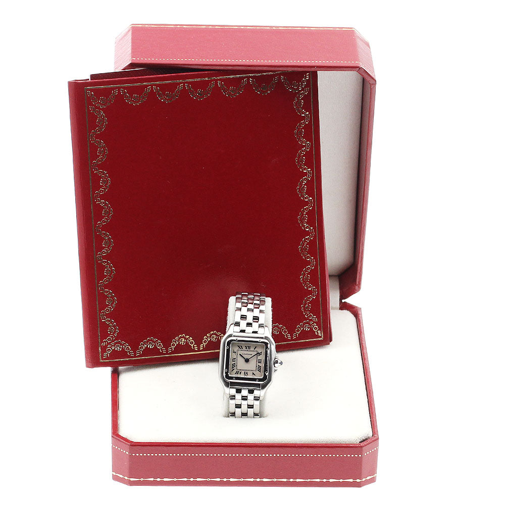 CARTIER PANTHERESM W25033P5 beige Dial Quartz Ladies Watch_884297