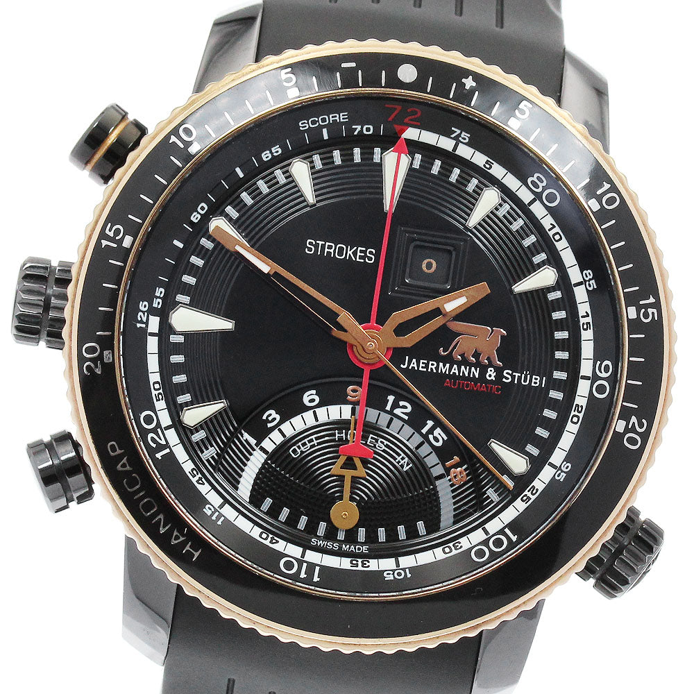 JAERMANN&STUBI hole in one HO.11.120 Black Dial Automatic Men's Watch_884298