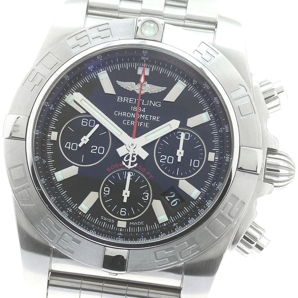 BREITLING Chronomat 44 AB0110 Date Chronograph Automatic Men's Watch_884305