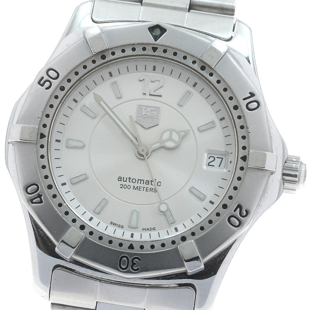 TAG HEUER 2000 series WK2116-0 Date Silver Dial Automatic Men's Watch_884310